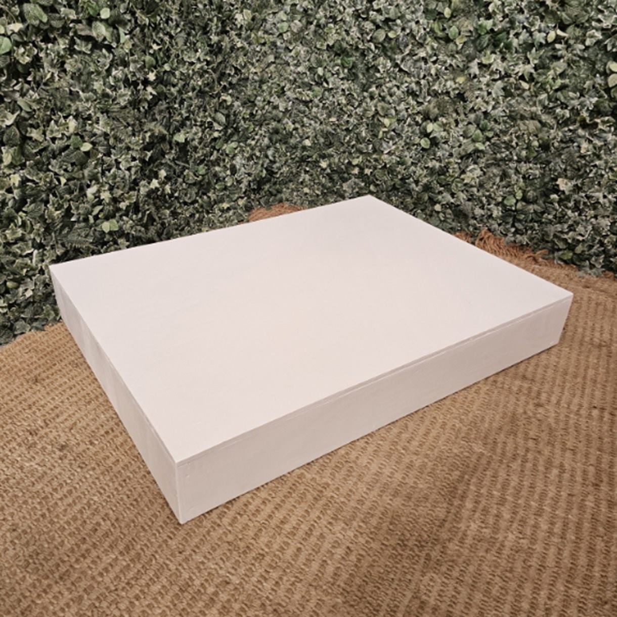 Tarima blanca mediana