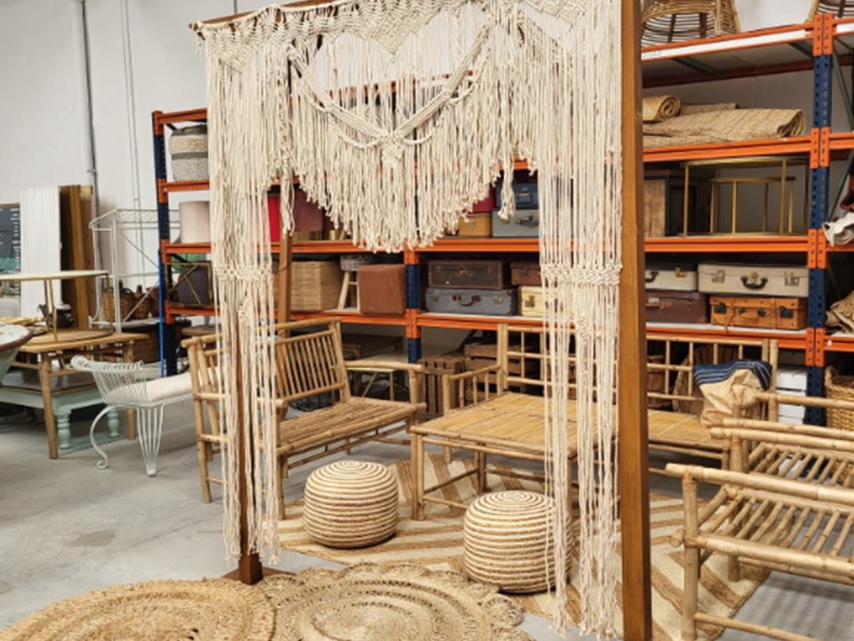 Arco de macramé